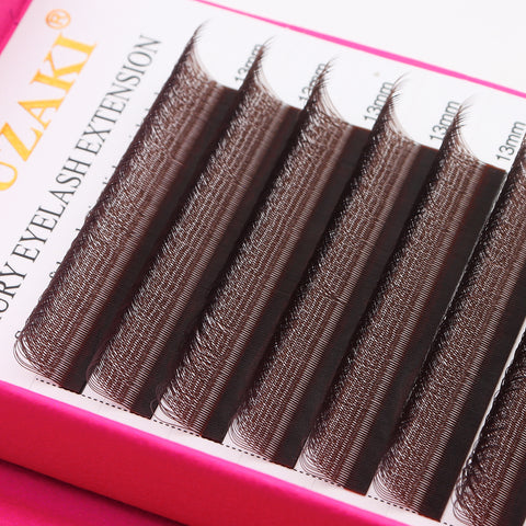 XIUSUZAKI Brown 3D U Shaped Eyelash Extensions