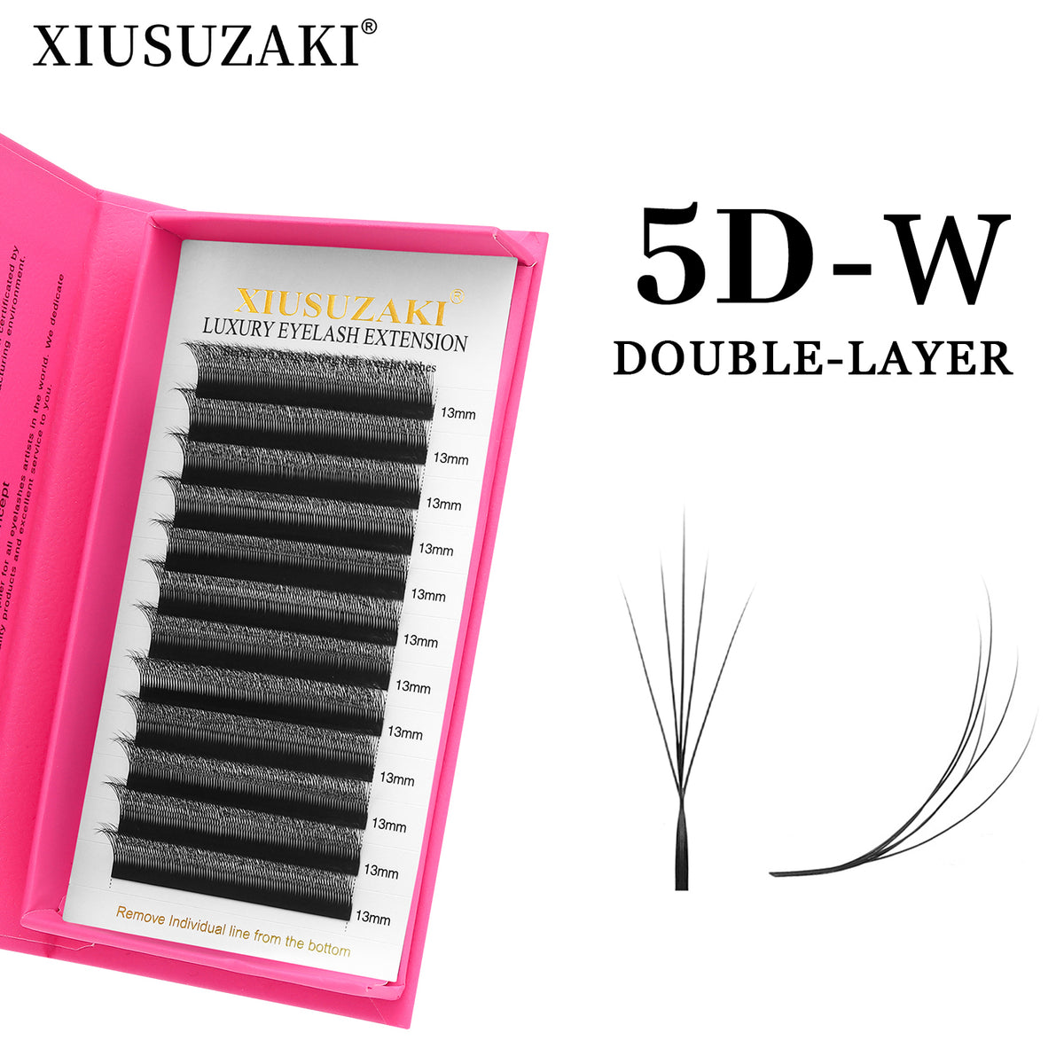 XIUSUZAKI Double Layer 5-Leaf Clover Lash Extensions