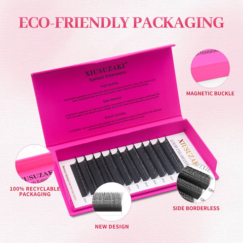 XIUSUZAKI Narrow 4D W Eyelash Extension