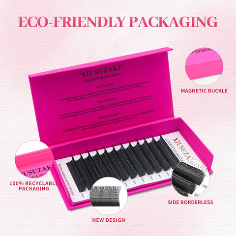 XIUSUZAKI Narrow 3D W Eyelash Extension