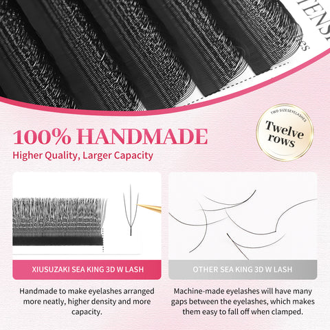 XIUSUZAKI Sea King 5D U Shaped Eyelash Extensions