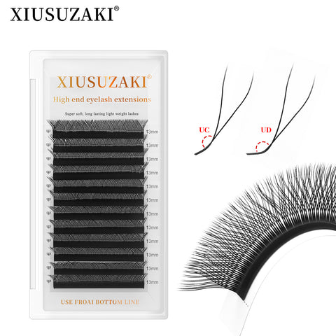 XIUSUZAKI YY U Shaped UC / UD Curl Eyelash Extensions