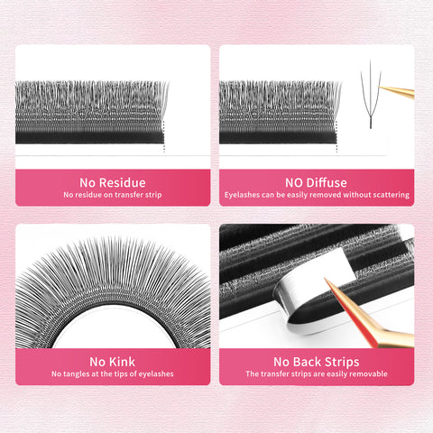 XIUSUZAKI Sea King 4D U Shaped Eyelash Extensions