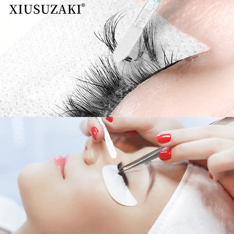 XIUSUZAKI 50pcs Disposable Eyelash Brush Crystal Lashes Micro Brushes Eyelash Extension Supplies Applicator Cleaner Beauty Makeup