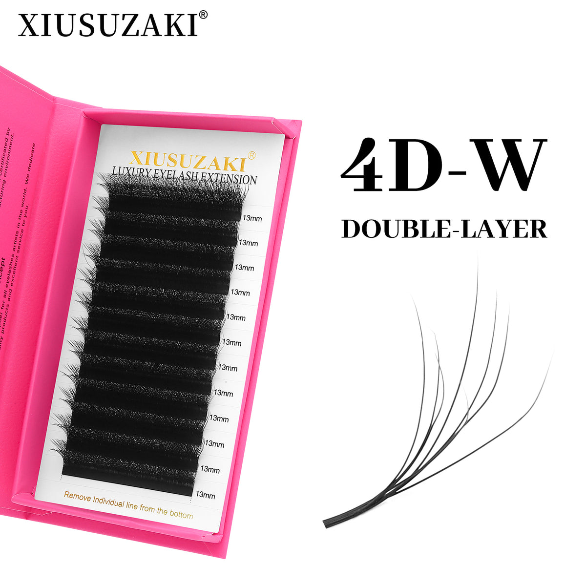XIUSUZAKI Double Layer 4-Leaf Clover Lash Extensions