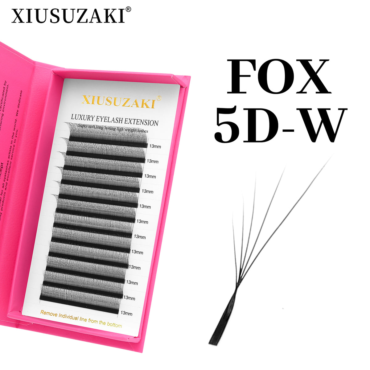 XIUSUZAKI Slanted 5-Leaf Clover Lash Extensions