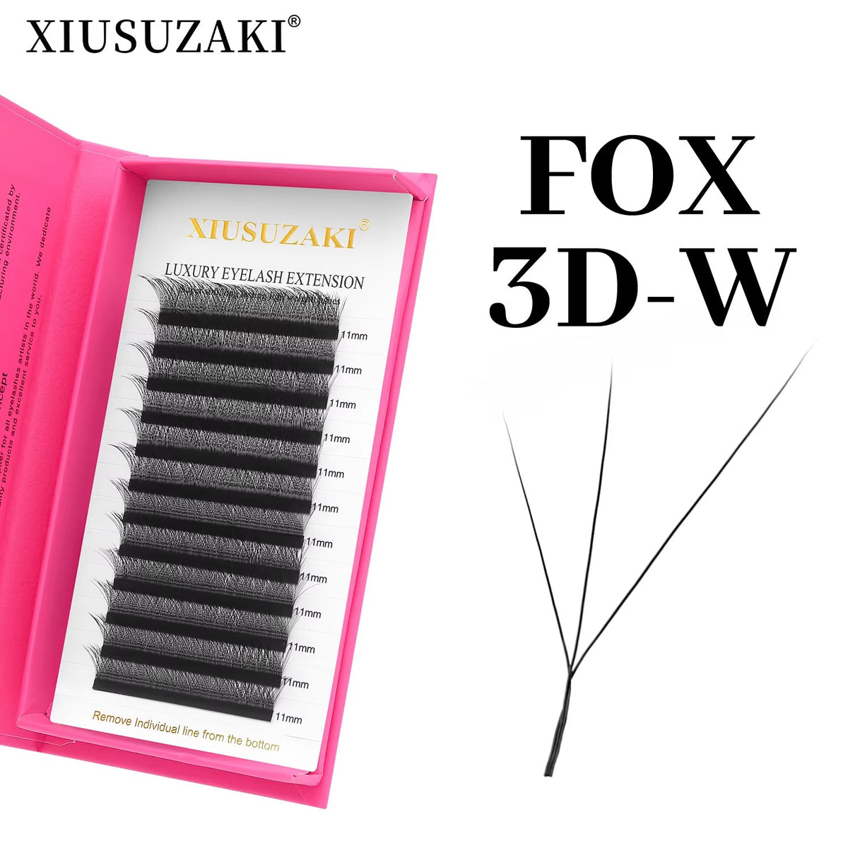 XIUSUZAKI Slanted 3-Leaf Clover Lash Extensions
