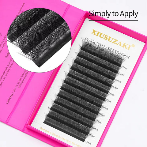 XIUSUZAKI Slanted 3-Leaf Clover Lash Extensions