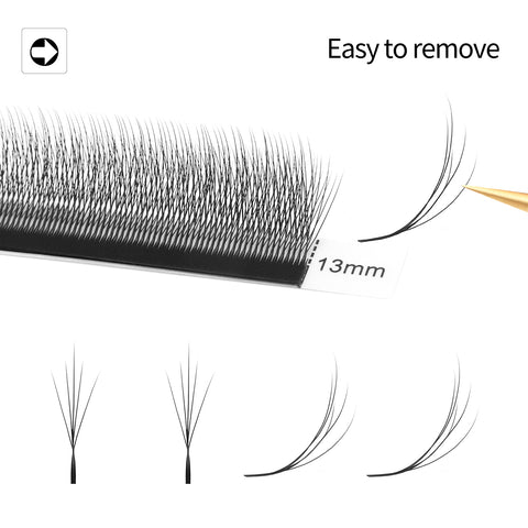 XIUSUZAKI Double Layer 5-Leaf Clover Lash Extensions