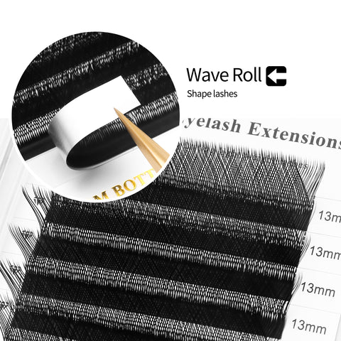 XIUSUZAKI 5D U Shaped UC / UD Curl Eyelash Extensions