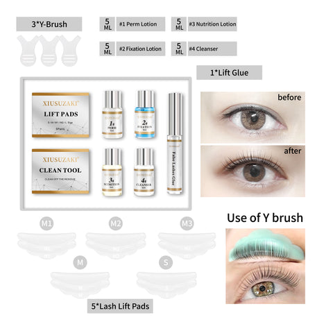 Lash Lift Kit Dropshipping Semi-Permanent Eyelash Extensions Lifting Lasting 6-8 Weeks Calia Perm Eyelash Enhancer Makeup Tools