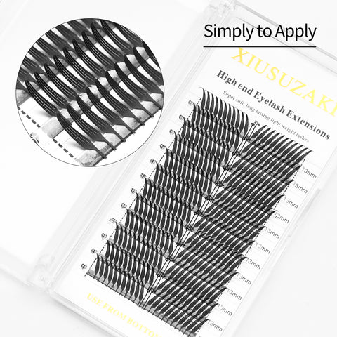 XIUSUZAKI Oblique Flying Comic Spire Volume Lashes