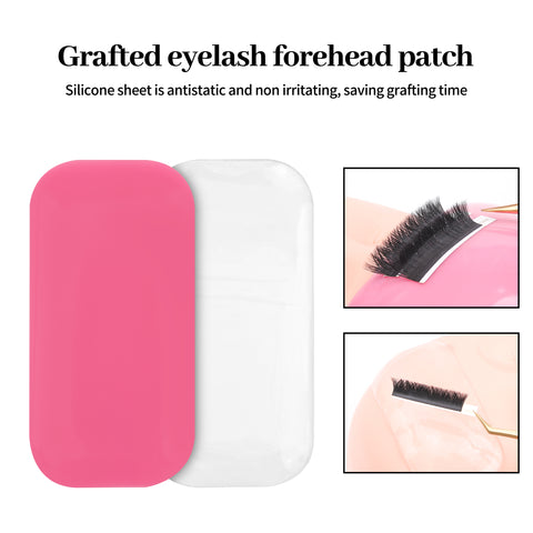 XIUSUZAKI Silicone False Eyelash Extension Holder Lsolated Patches Maquiagem Forehead Lash Cilios Pads Makeup Organizer