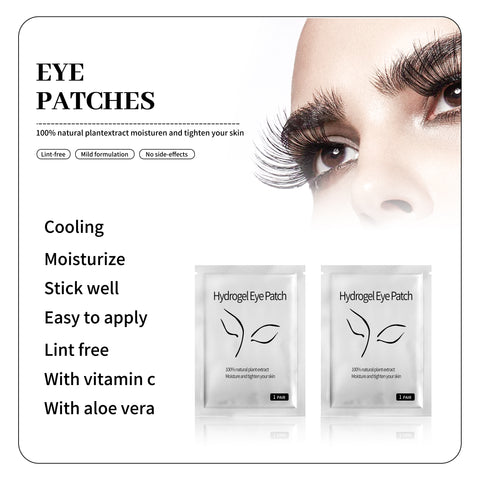 XIUSUZAIKI 50pairs/pack New Patches Eyelash Under Eye Pads Lash Eyelash Extension Paper Patches Eye Tips Sticker Make Up Tools