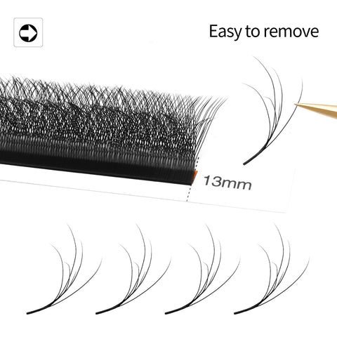 XIUSUZAKI Double Layer 3-Leaf Clover Lash Extensions