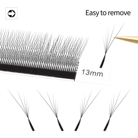 XIUSUZAKI Slanted 5-Leaf Clover Lash Extensions