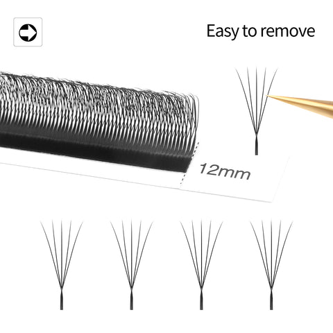 XIUSUZAKI Narrow 5D W Eyelash Extension
