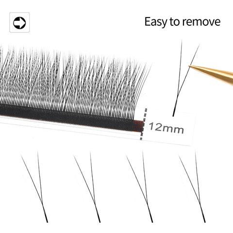XIUSUZAKI Small Velvet Flower 2DY Volume Lashes