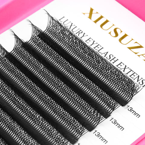 XIUSUZAKI 8D W-Shaped Eyelashes Extensions 2-4D Tip C/D Curl High Quality Idividual WLash