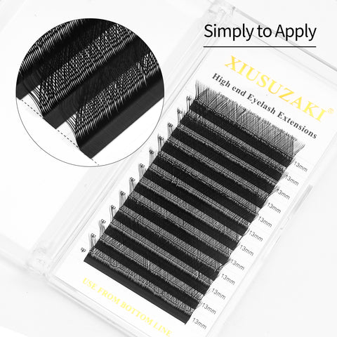 XIUSUZAKI YY U Shaped UC / UD Curl Eyelash Extensions