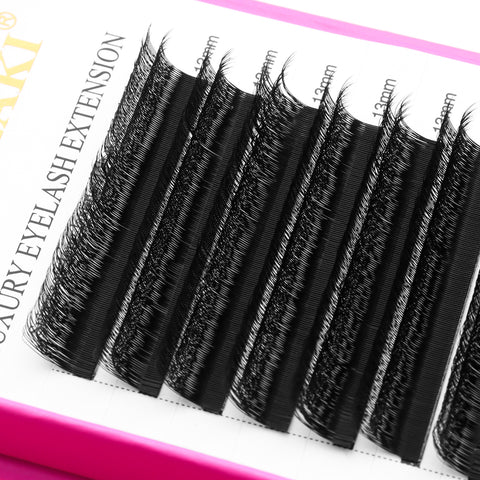 XIUSUZAKI Double Layer Small Velvet Flower Lash Extensions