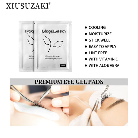 XIUSUZAIKI 50pairs/pack New Patches Eyelash Under Eye Pads Lash Eyelash Extension Paper Patches Eye Tips Sticker Make Up Tools