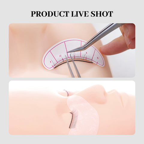 XIUSUZAKI Fake Head Mould Mannequin Head Training Makeup Model Rubber Eye Facial Eyelash Eyelash Extension Makeup Practice Heads