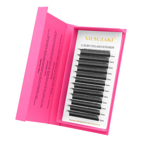 XIUSUZAKI 8D W-Shaped Eyelashes Extensions 2-4D Tip C/D Curl High Quality Idividual WLash