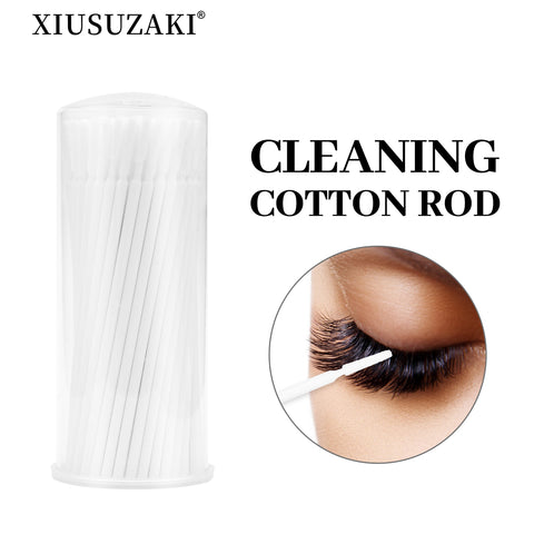 XIUSUZAKI Eyelashes Makeup Maquiagem 100PCS/Package Durable Disposable Applicators Mascara Brush Eyelash Glue Cleaning Tool