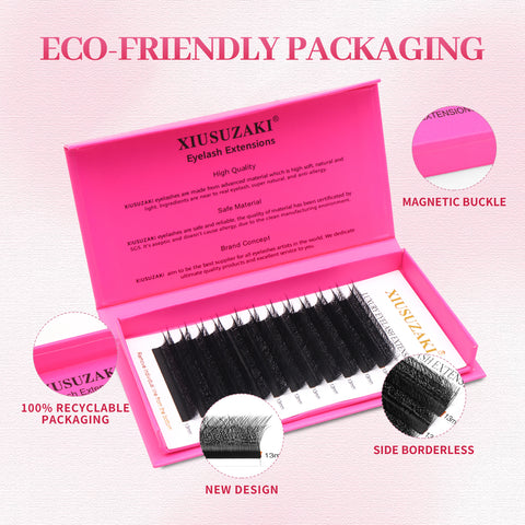 XIUSUZAKI Double Layer 3-Leaf Clover Lash Extensions