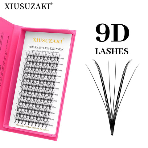XIUSUZAKI New 9DW W Shape Lash Fans Volume Lashes