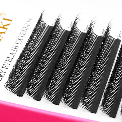 XIUSUZAKI 8D W-Shaped Eyelashes Extensions 2-4D Tip C/D Curl High Quality Idividual WLash