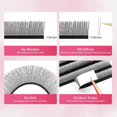 XIUSUZAKI U Lash Eyelash Extensions