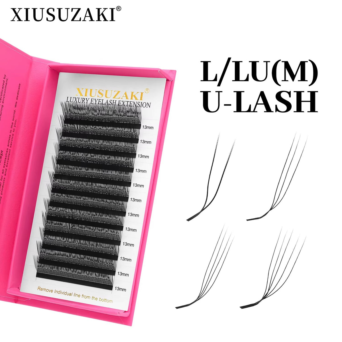XIUSUZAKI U Lash L / LU Curl Eyelash Extensions