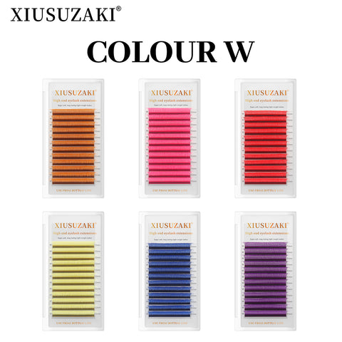 XIUSUZAKI W Shape Colored Volume Lashes