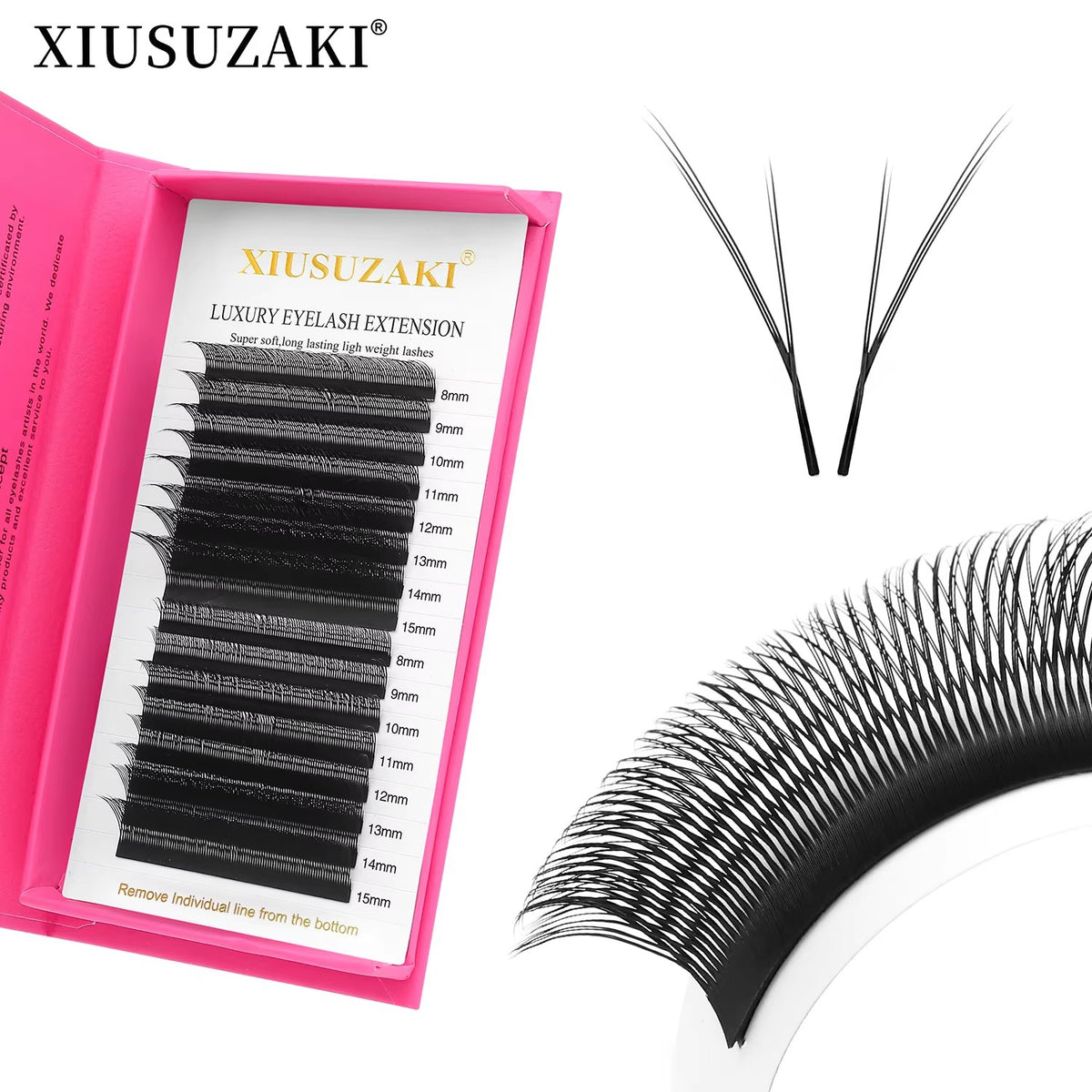 XIUSUZAKI Slanted YY Lash Extensions
